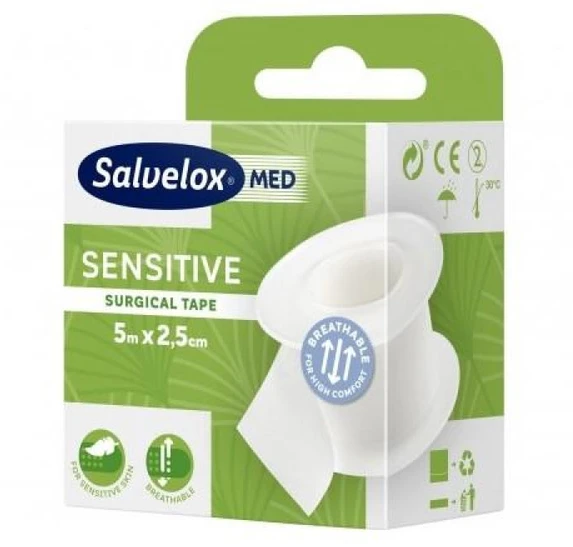 Salvelox hipoalerginė juosta 5x2,5