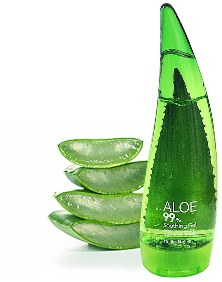 Holika Holika Aloe 99% Soothing Gel raminamasis alavijų gelis kūnui ir veido odai, 55 ml