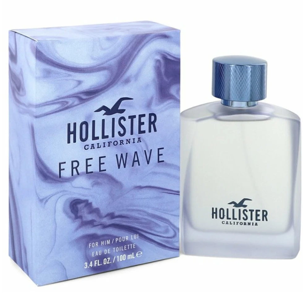 Hollister Free Wave For Him tualetinis vanduo su purškikliu 100ml