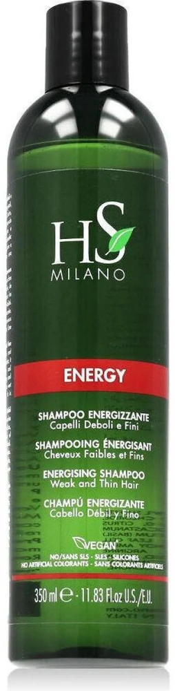 HS MILANO ENERGY plaukų šampūnas, 350 ml