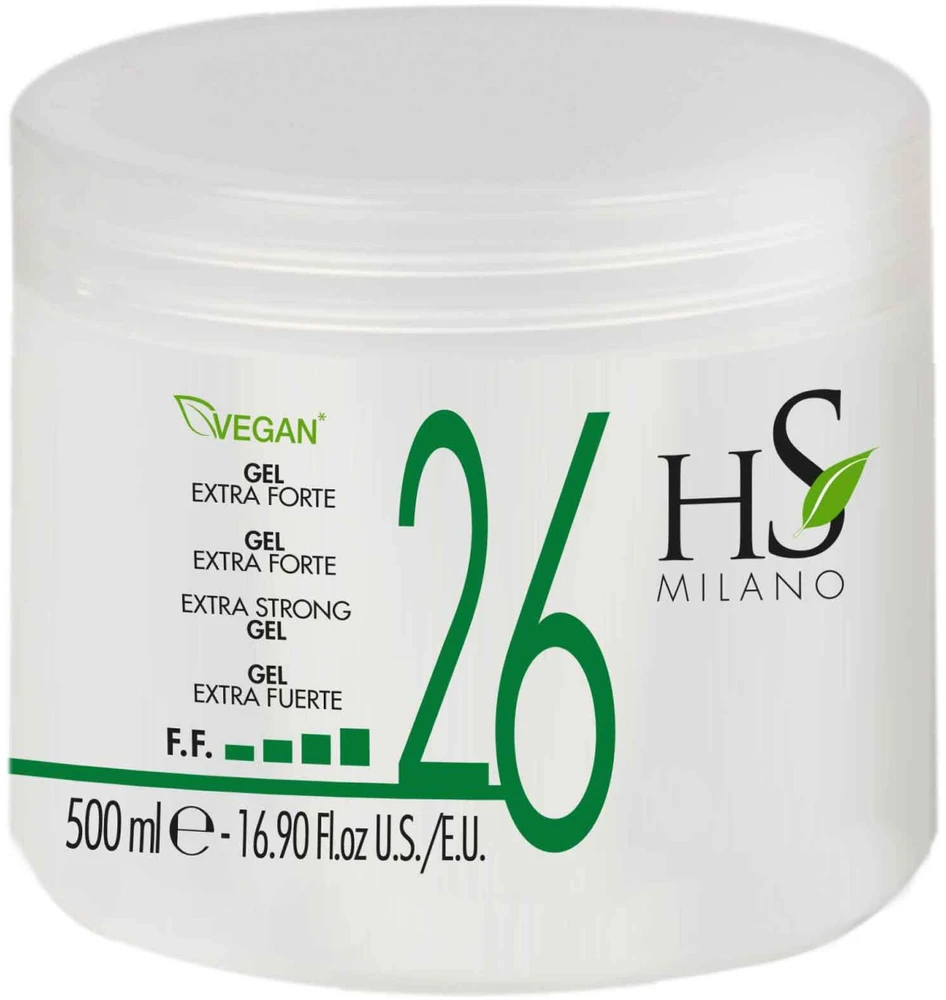 HS Milano Extra Strong Gel plaukų formavimo gelis, 500 ml