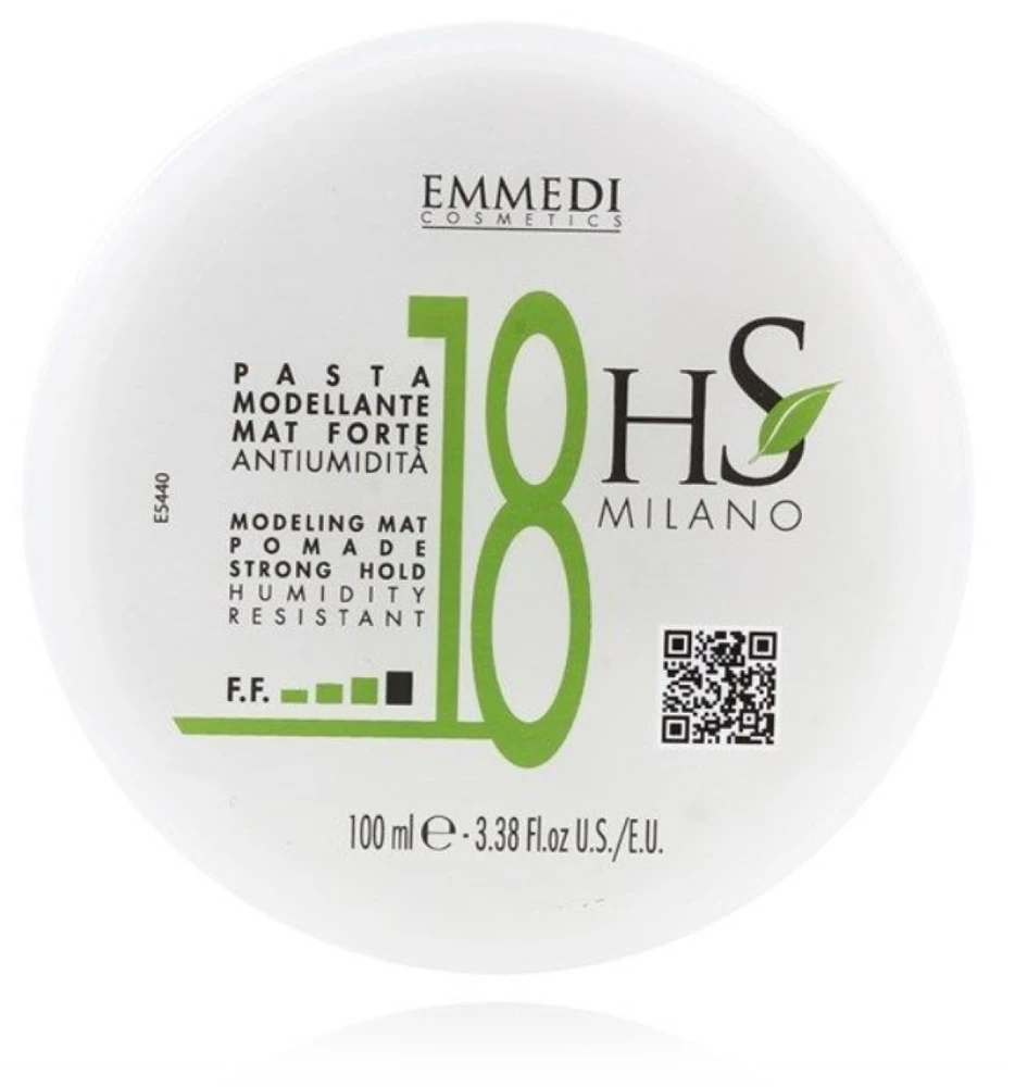 EMMEDI HS MILANO MODELLING MAT plaukų pomada, 100 ml