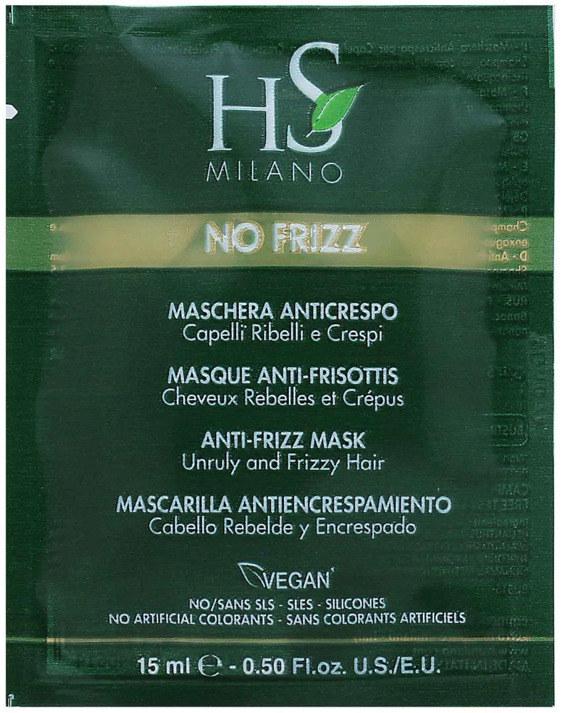 HS Milano No Frizz Mask Sachet, 15 ml