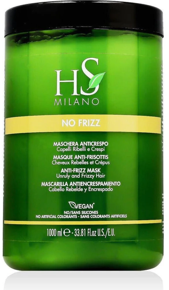 HS MILANO NO FRIZZ plaukų kaukė, 1000 ml