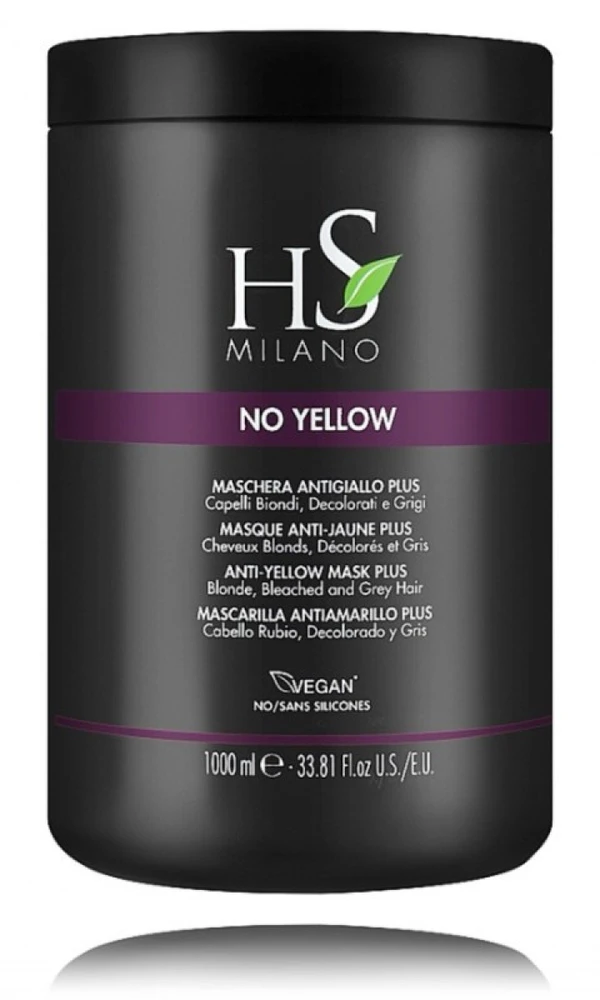 HS MILANO NO Geltonas PLUS plaukų kaukė, 1000 ml