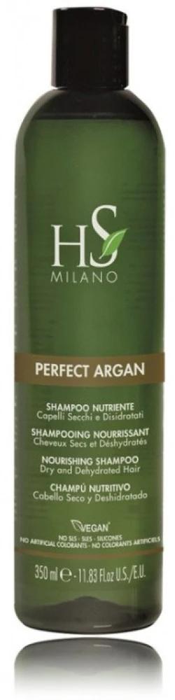 HS MILANO PERFECT ARGAN NOURISHING plaukų šampūnas, 350 ml