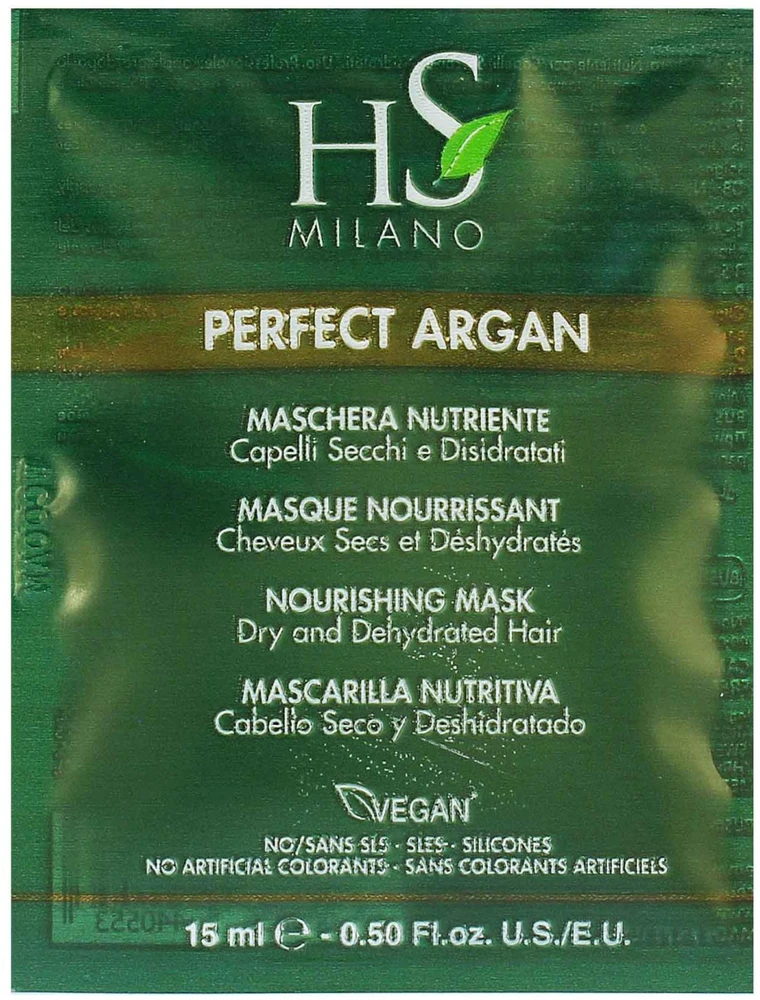 HS Milano Perfect Argan plaukų kaukė, 15 ml
