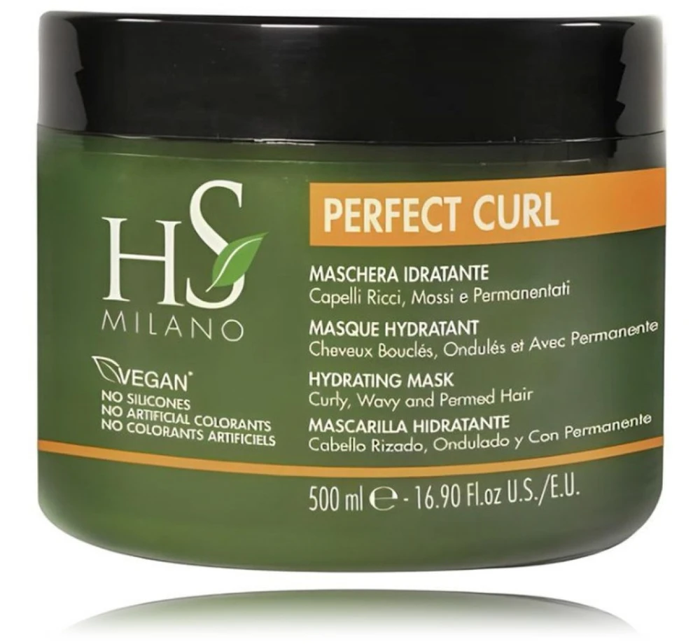 HS MILANO PERFECT CURL HYDRATING plaukų kaukė, 500 ml