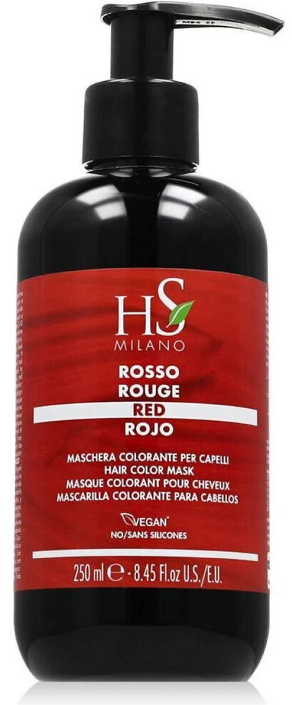HS MILANO Hair Color Mask dažanti kaukė, atspalvis: Raudona, 250 ml