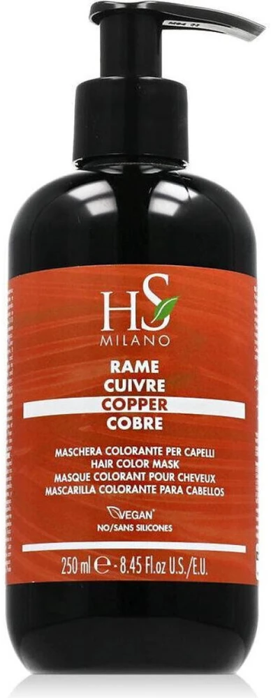 HS MILANO Hair Color Mask dažanti kaukė, atspalvis: Copper, 250 ml