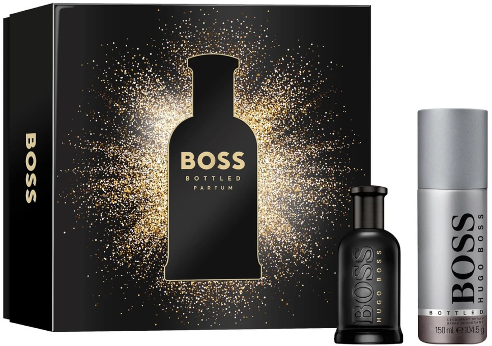 Hugo Boss BOSS Bottled Parfum rinkinys vyrams (Parfum, 50 ml + dezodorantas, 150 ml)