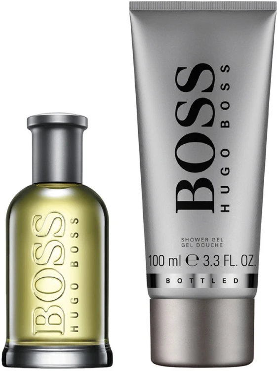 Hugo Boss BOSS Bottled rinkinys vyrams (EDT, 50 ml + dušo želė, 100 ml)