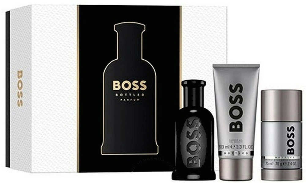 Hugo Boss BOSS Bottled rinkinys vyrams (PP kvepalai, 100 ml + dušo želė, 100 ml + dezodorantas, 75 ml)