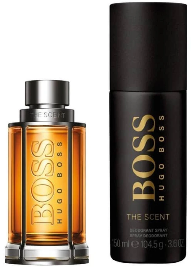 HUGO BOSS BOSS The Scent Christmas Gift Set rinkinys vyrams (EDT, 50 ml + dezodorantas, 150 ml)
