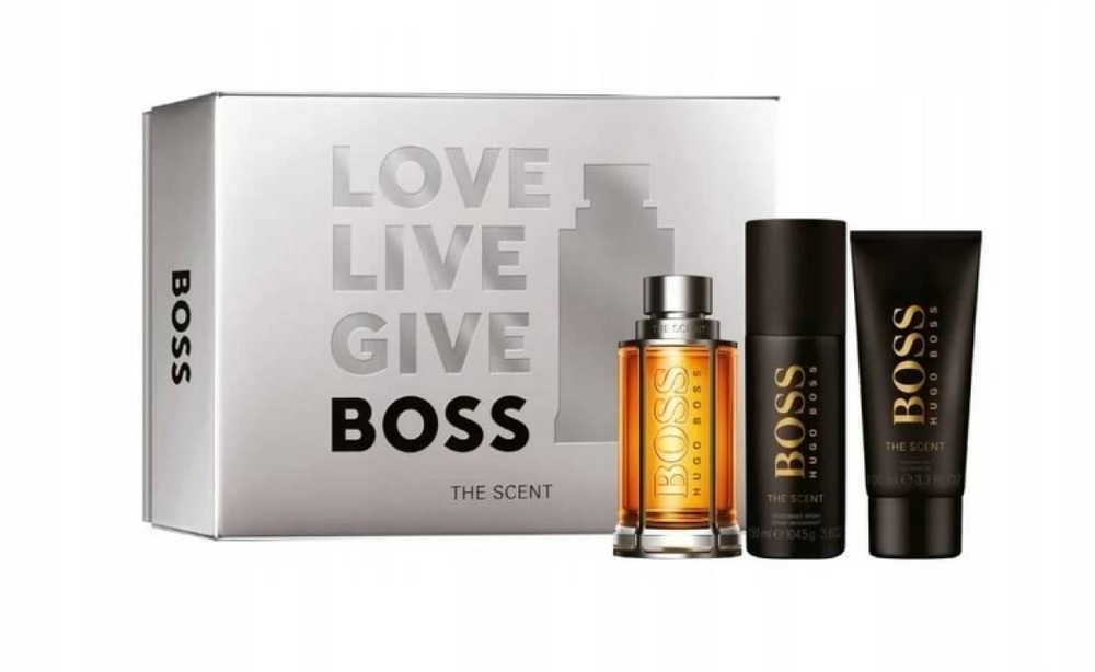 Hugo Boss The Scent for Men (Rinkinys Vyrams) EDT 100ml + 150ml Dezodorantas + 100ml Dušo želė