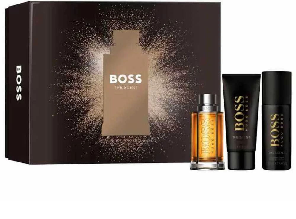 Hugo Boss The Scent for Men (Rinkinys Vyrams) EDT 100ml + 150ml Dezodorantas + 100ml Dušo želė