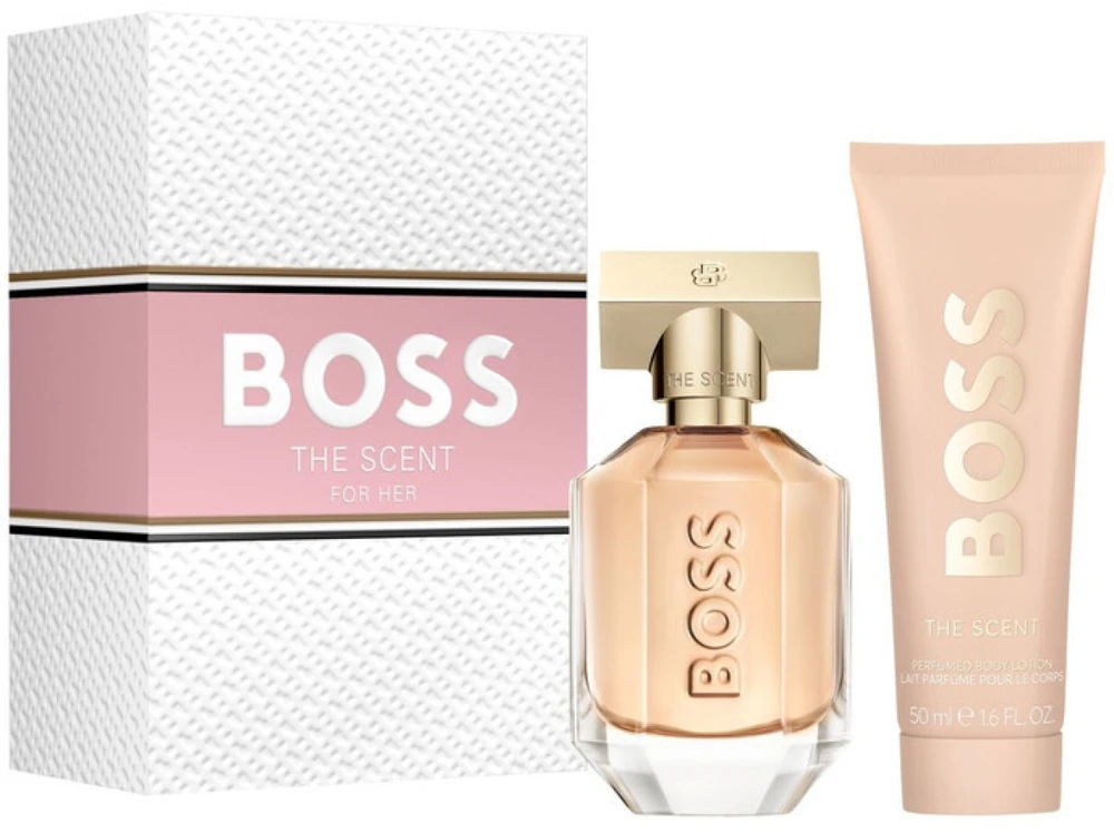 Hugo Boss Boss The Scent For Her Giftset rinkinys moterims ( EDP, 30 ml + kūno losjonas, 50 ml)