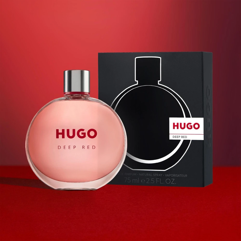 Hugo Boss HUGO Deep Raudona EDP parfumuotas vanduo moterims, 75 ml