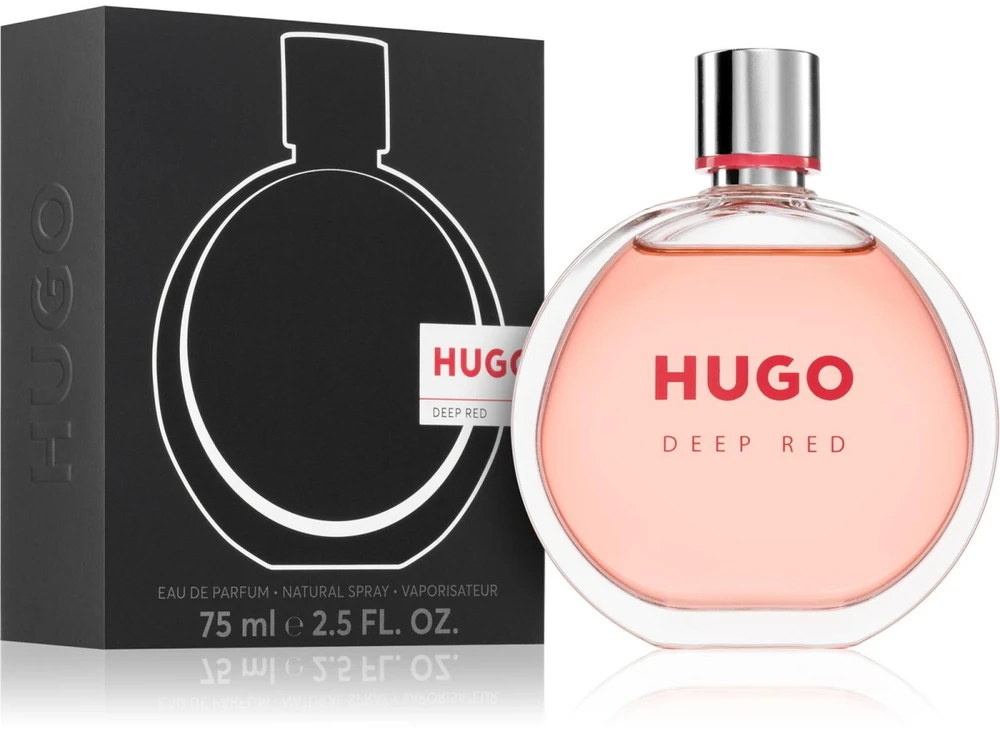 Hugo Boss HUGO Deep Raudona EDP parfumuotas vanduo moterims, 75 ml