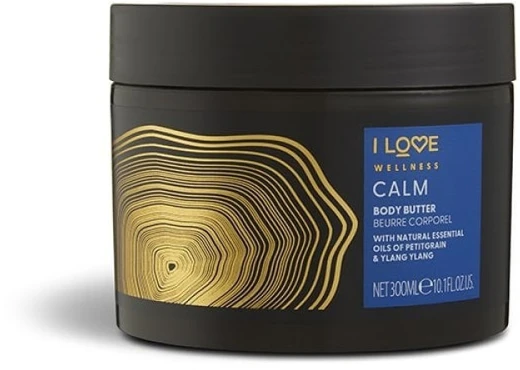 I Love Wellness Calm Vegan Hydrating Ylang Ylang & Lavender Body Butter, 300 ml