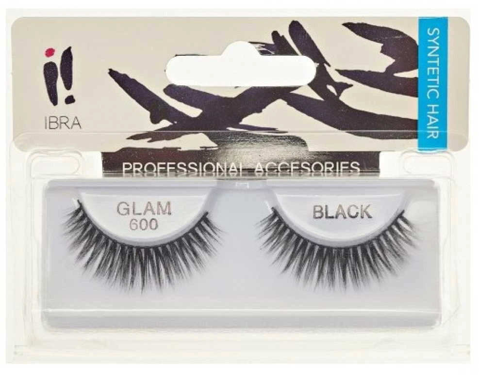 Ibra GLAM Glam 600 Juodas dryžuotos blakstienos