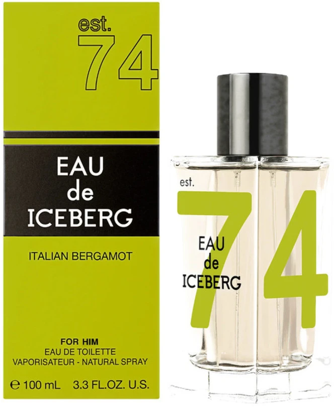 Iceberg Eau de Iceberg Italian Bergamot EDT tualetinis vanduo vyrams, 100 ml