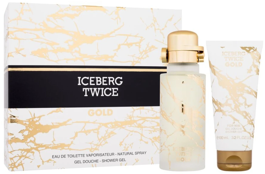 Iceberg Twice Gold rinkinys vyrams (EDT, 125 ml + dušo želė, 100 ml)