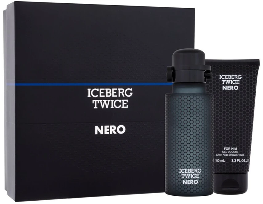 Iceberg Twice Nero rinkinys vyrams (EDT, 125 ml + dušo želė, 100 ml)