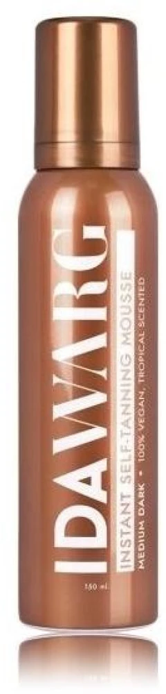 Ida Warg Beauty Ida Warg Instant Self-Tanning Mousse Medium Dark savaiminio įdegio putos veidui ir kūnui, 150 ml