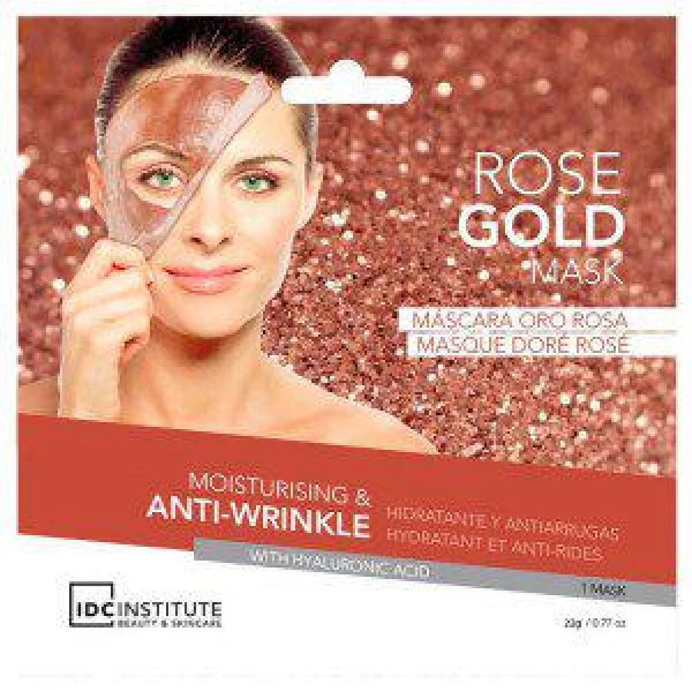 Idc Institute Idc Rose Gold drėkinamoji kaukė nuo raukšlių