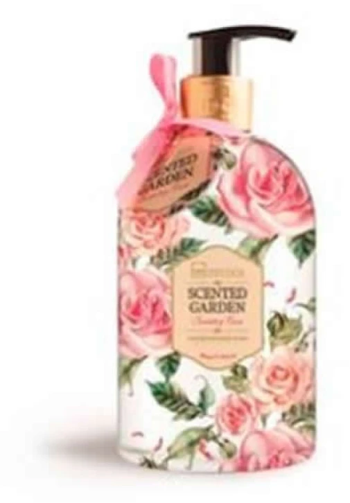 Aquarius IDC INSTITUTE Scented Garden drėkinamasis rankų ir kūno losjonas Rose, 500 ml