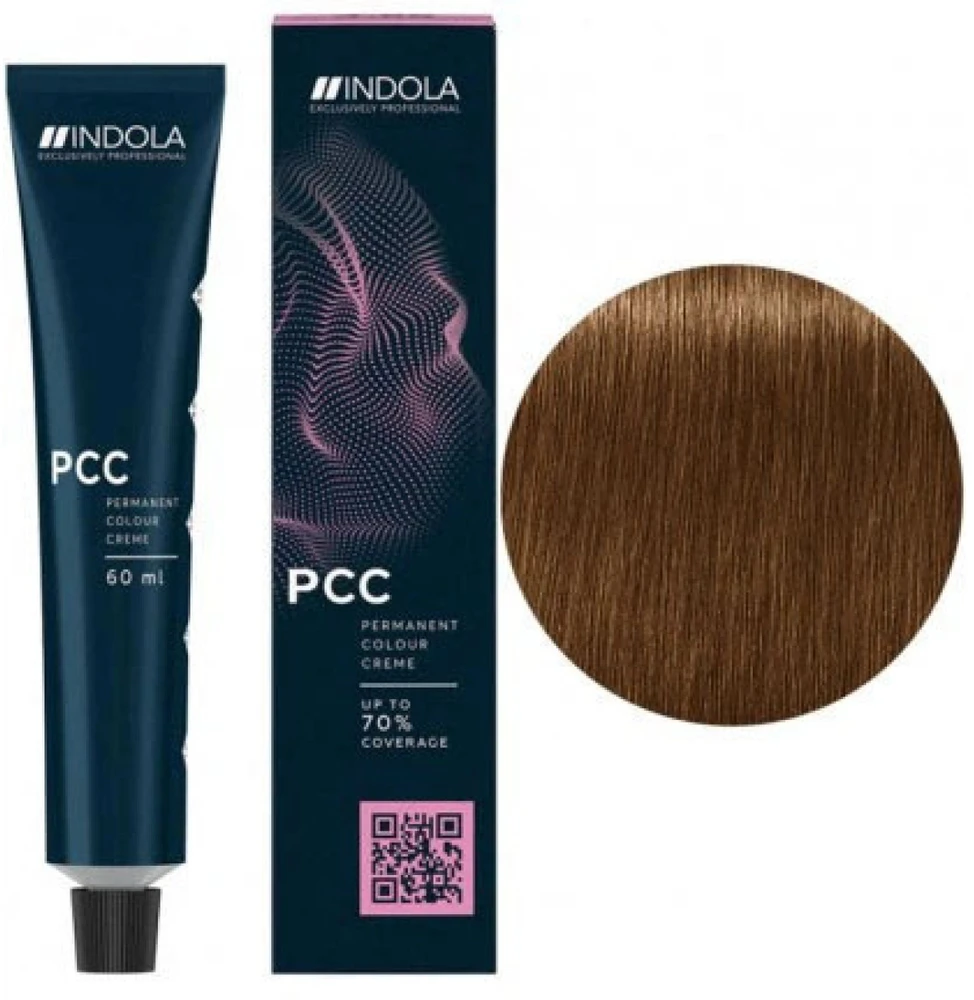 Indola PCC Fashion plaukų dažai, atspalvis: 7.8 Medium Skirtas šviesiems plaukams Chocolate, 60 ml