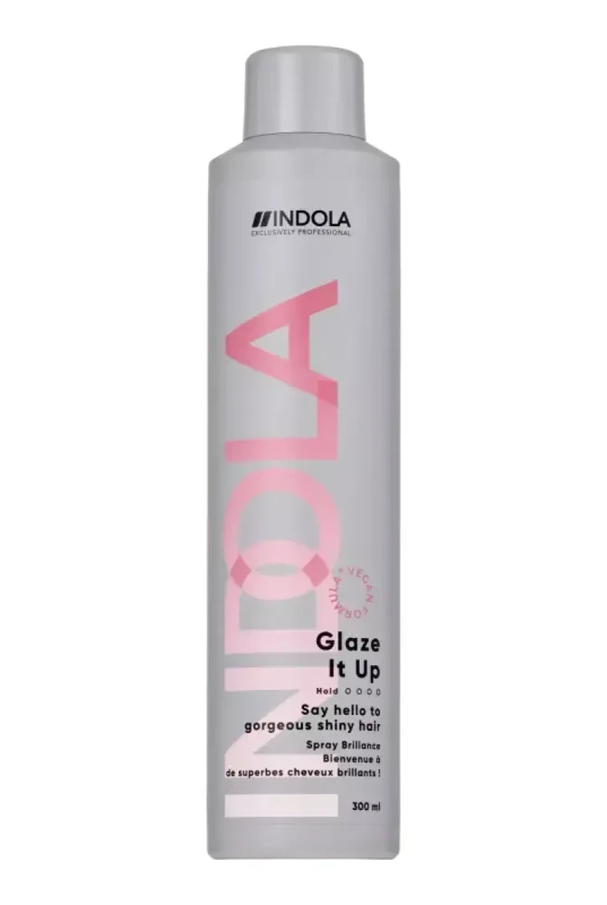 Indola Purškiklis Glaze It Up žvilgesio suteikiantis plaukų purškiklis, 300 ml