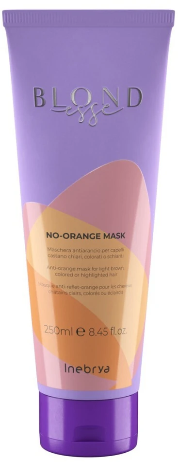 Inebrya Blondesse No-Oranžinis Mask oranžinius tonus neutralizuojanti plaukų kaukė, 1000 ml