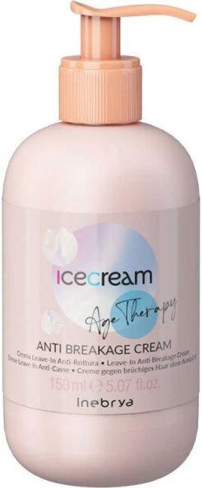 Inebrya Ice Kreminis Age Therapy Anti Breakage Kreminis nenuplaunamas kremas nuo plaukų lūžinėjimo, 150 ml