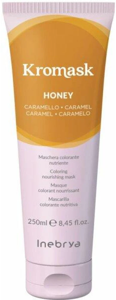 Inebrya Kromask Coloring maitininantis Mask Honey dažanti maitinamoji kaukė šviesiems plaukams, 250 ml