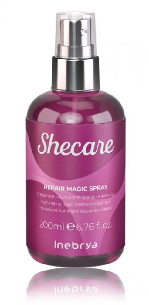 Inebrya SheCare Repair Magic Purškiklis atkuriamasis plaukų purškiklis, 200 ml