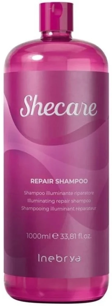 Inebrya Shecare Repair Šampūnas atkuriamasis plaukų šampūnas, 1000 ml