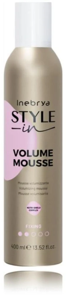 Inebrya Style-In Extra Mousse itin stiprios fiksacijos plaukų putos, 400 ml