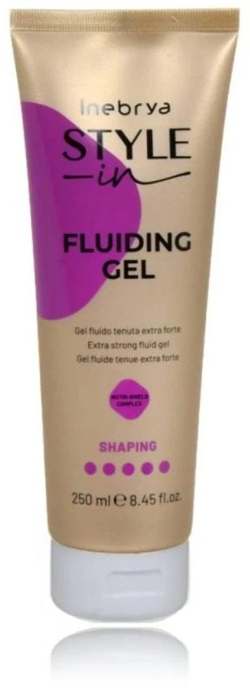 Inebrya Style-In Fluiding Gel stiprios fiksacijos gelinis fluidas, 250 ml