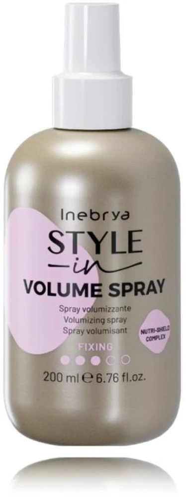 Inebrya Style-In Volume Purškiklis apimties suteikiantis plaukų purškiklis, 200 ml