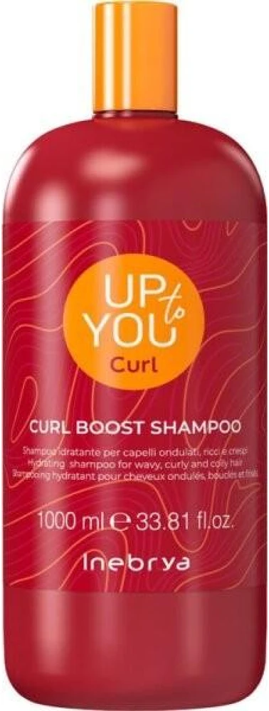 Inebrya Up To You Curl Boost Šampūnas drėkinantis šampūnas garbanotiems / banguotiems plaukams, 1000 ml