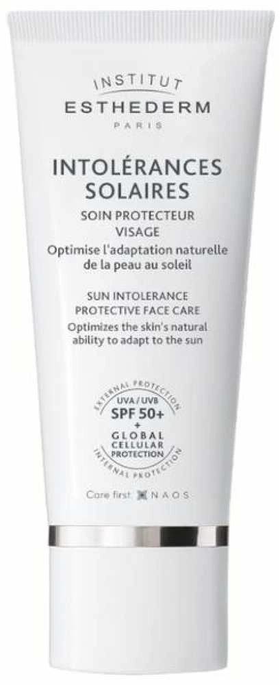 Institut Esthederm Intolerances Solaires Protective Face Care SPF 50+ apsauginis veido kremas nuo saulės, 50 ml