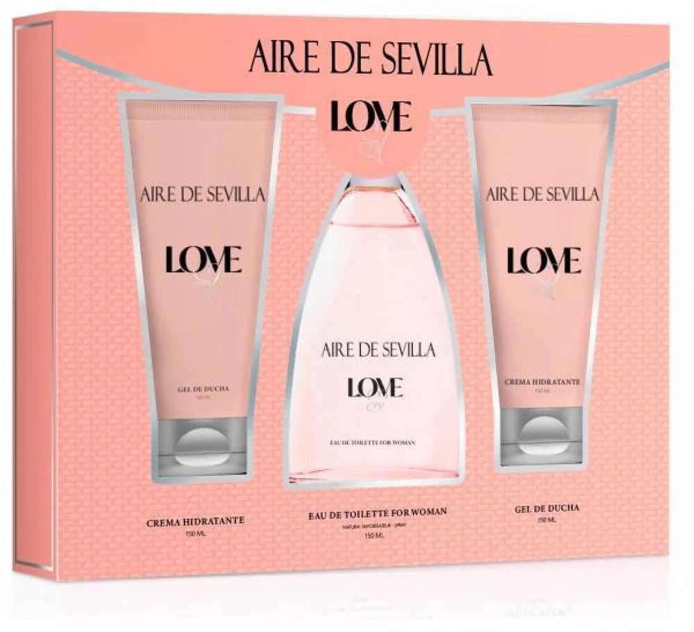 Instituto Español Aire De Sevilla Love EDT Purškiklis 150ml 3vnt rinkinys