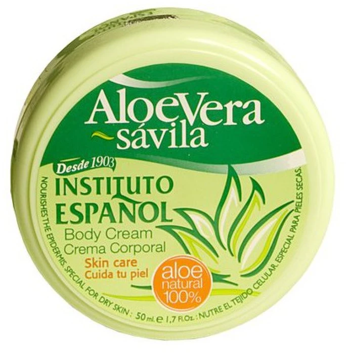 Instituto Español Aloe Vera Body Kreminis drėkinantis kūno kremas, 50 ml