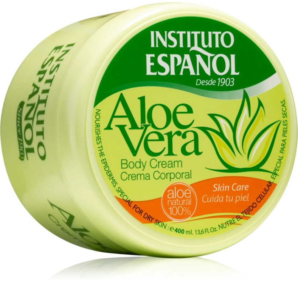 Instituto Español Aloe Vera Body Kreminis drėkinantis kūno kremas, 400 ml