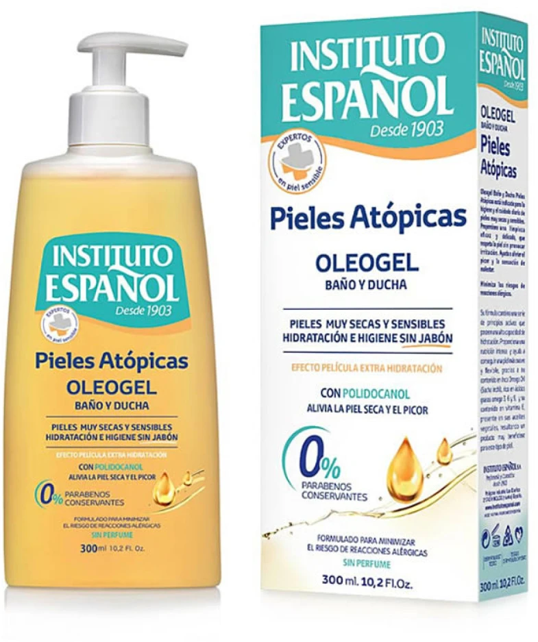 Instituto Español Atopinė oda Vonios ir dušo oleogelis 300ml