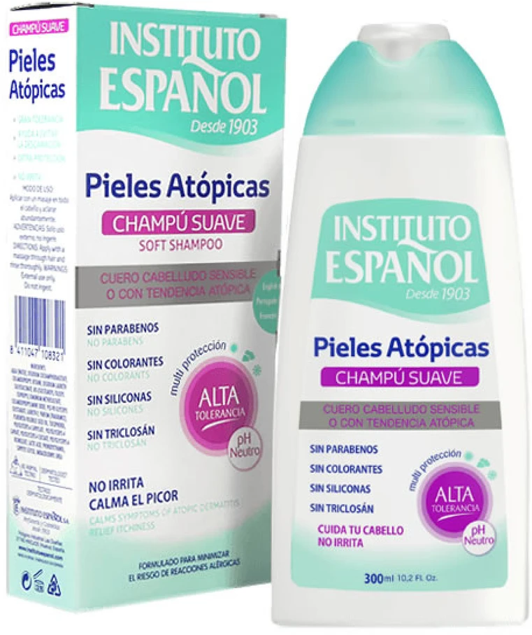 Instituto Espanol Ispanijos instituto atopinės odos švelnūs šampūnai 300 ml