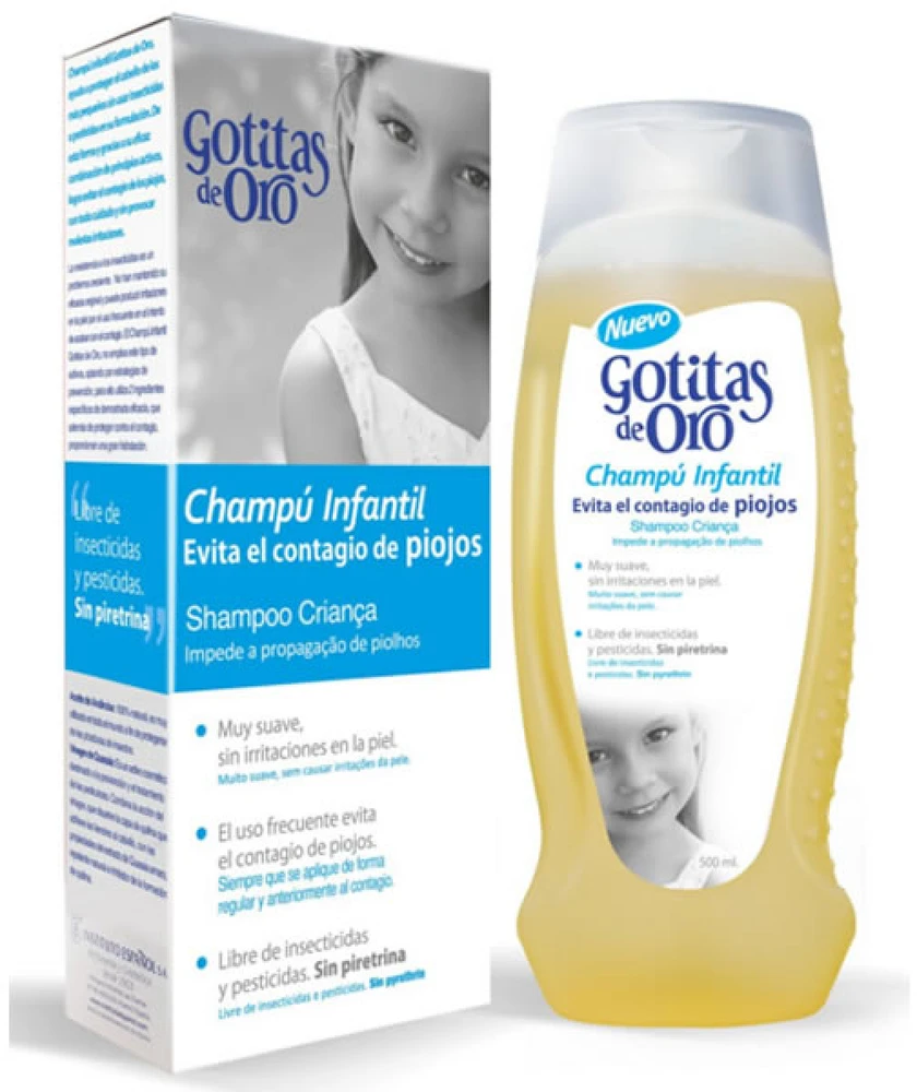 Instituto Español Gotitas De Oro šampūnas nuo utėlių 500ml