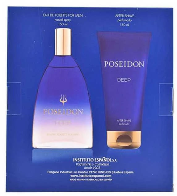 Instituto Espanol Institito Español Poseidon Deep Eau De Toilette Purškiklis 150ml rinkinys vyrams 2 vnt